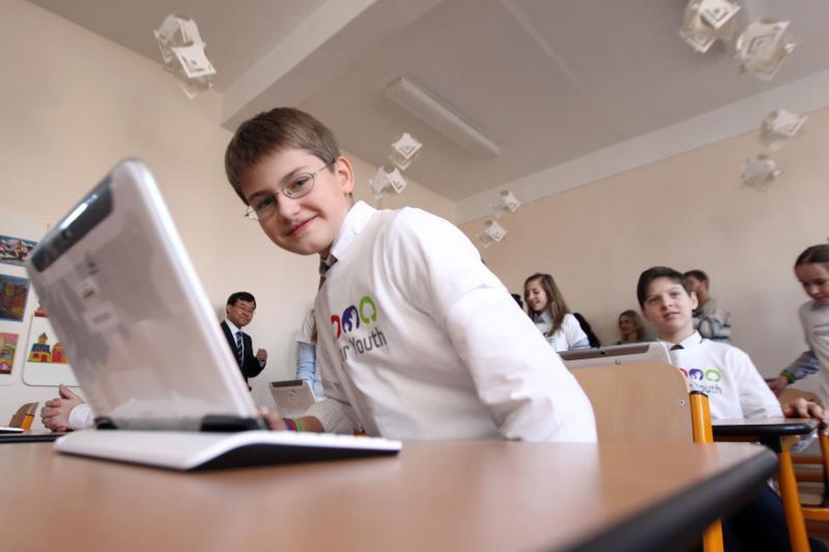 Moksleiviai skubės į pirmą išmaniąją klasę
