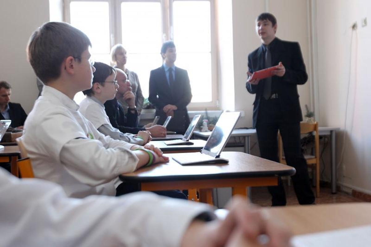 Moksleiviai skubės į pirmą išmaniąją klasę