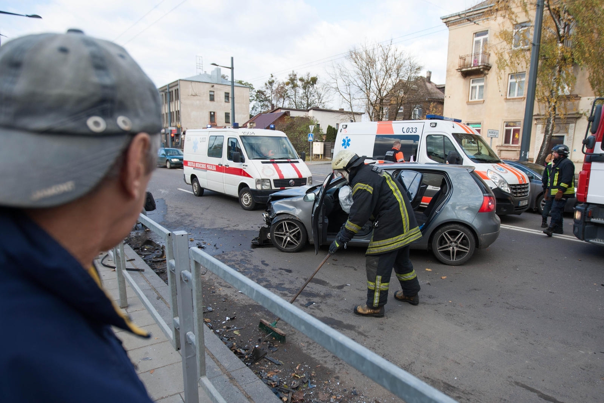 Tragiška avarija Šančiuose: žuvo moteris