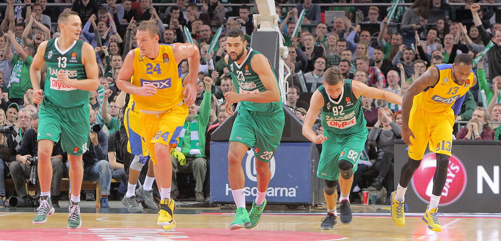 Eurolyga: „Žalgiris“ – „Maccabi“ 74:87