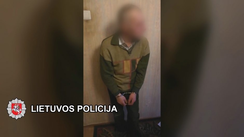 Sulaikė prekybos centro darbuotojams grasinusį vyrą