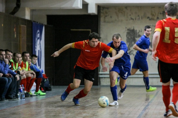 Studentų staigmena salės futbolo čempiono titulą garantavo "Lokomotyvo" klubui