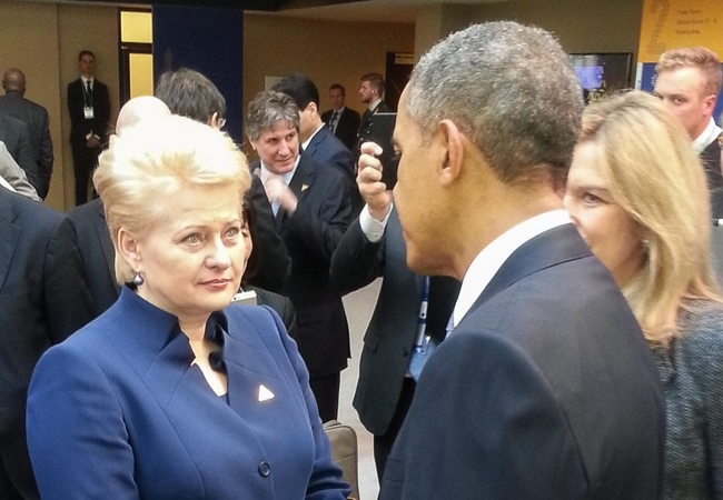 D. Grybauskaitė iš JAV prezidento išgirdo patikinimą dėl regiono saugumo