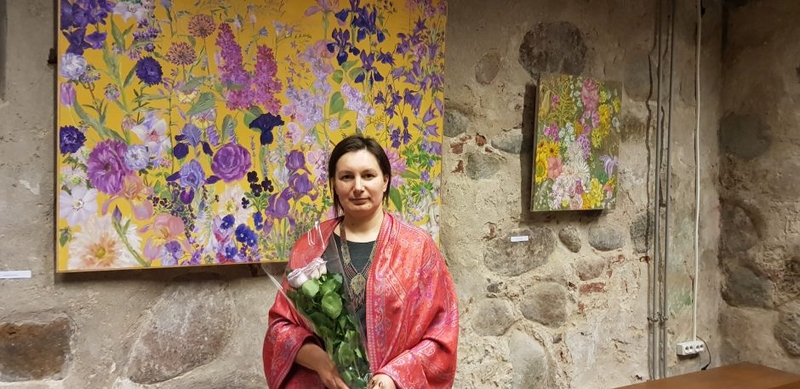 Trauka: J.Puidokaitė šypsosi – floristikoje ji paskendusi tiek, kad griebtis kitų motyvų beviltiška.