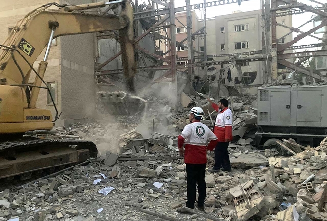 NVO: per Izraelio smūgius Irane žuvo 657 žmonės, iš jų – 263 civiliai