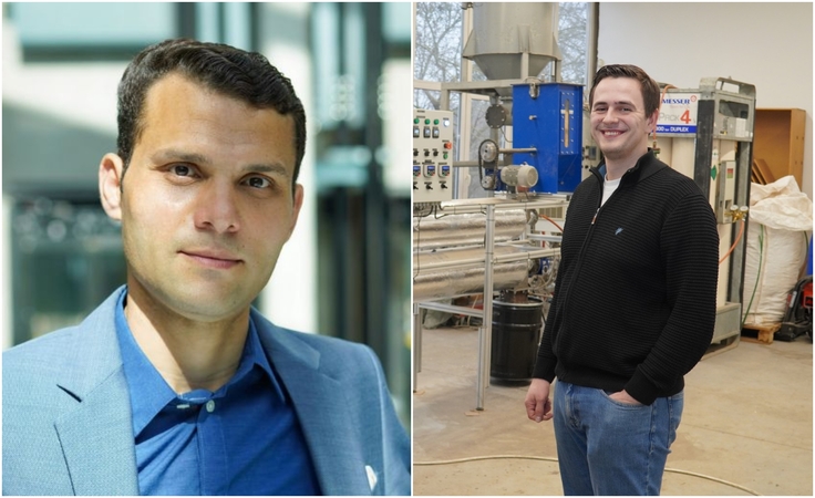 Tyrimas: dr. J. Eimontas ir  dr. S. Yousefas tobulina inovatyvų būdą, kuris, tikimasi, padės sumažinti drabužių komponentų paliekamą plastiko taršą.