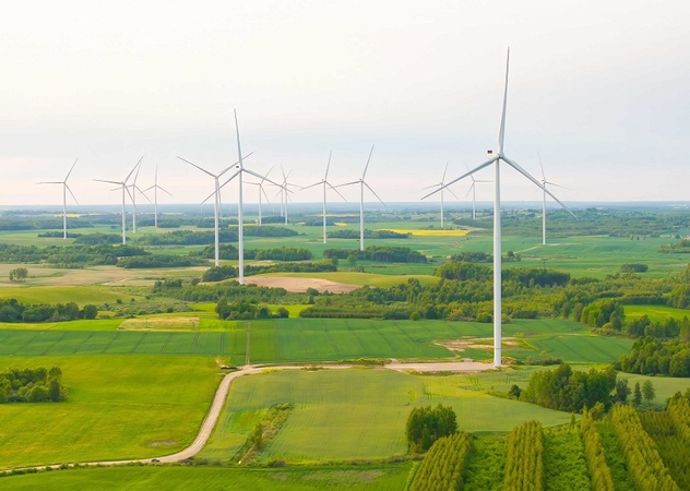Elektra: „Ignitis Renewables“ Kelmės vėjo energijos parkas yra didžiausias toks parkas ne tik Lietuvoje, bet ir visame Baltijos regione.