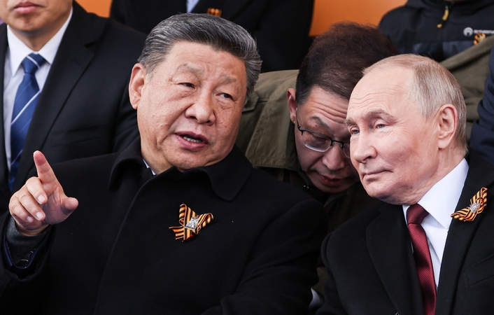 Xi Jinpingas ir Vladimiras Putinas