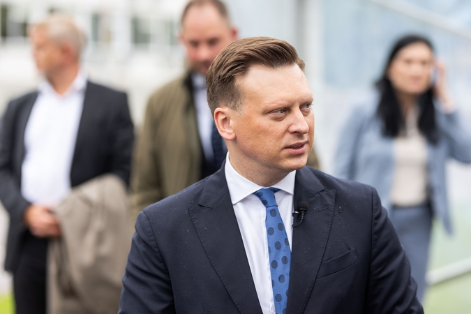 Spaudos konferencija Antakalnio troleibusų parke