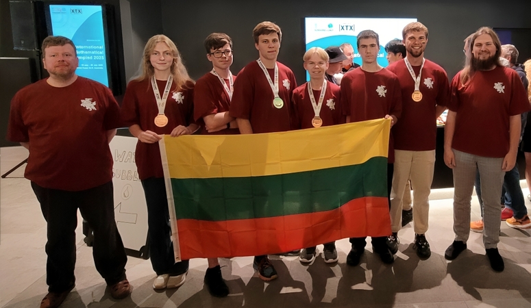 Sėkmė: Pasaulinėje matematikos olimpiadoje lietuviai iškovojo penkis bronzos medalius.