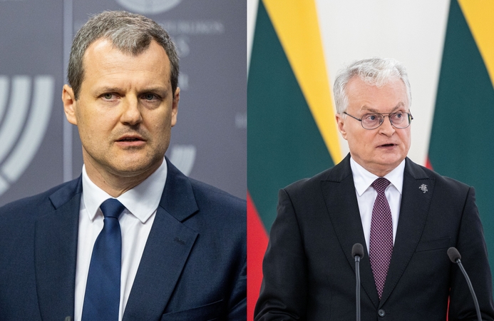 Gintautas Paluckas ir Gitanas Nausėda 