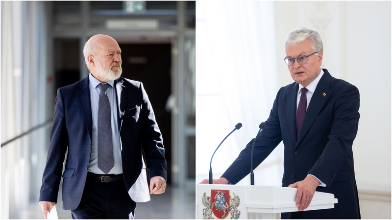 Eugenijus Gentvilas (kairėje) ir Gitanas Nausėda