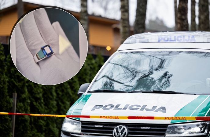 Policija kreipiasi į žmones: jei kur nors matėte šį išskirtinį žiedą – praneškite