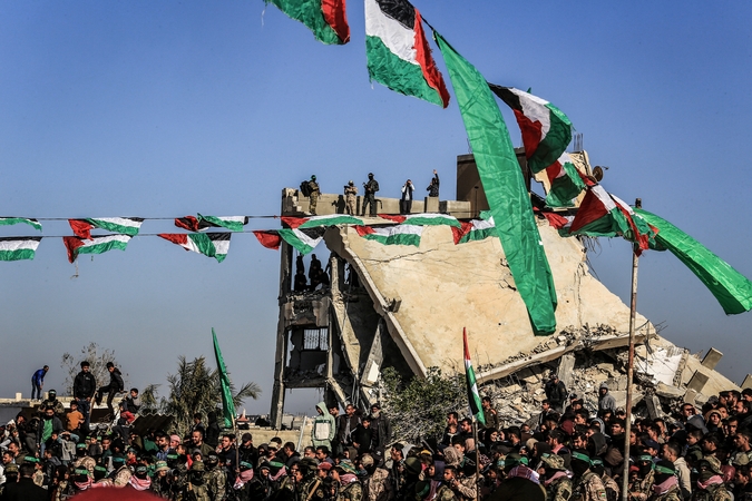 „Hamas“ neigia pažangą derybose dėl ugnies nutraukimo Gazos Ruože