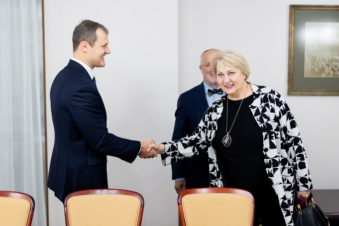 Gintautas Paluckas (kairėje) ir Rasa Budbergytė