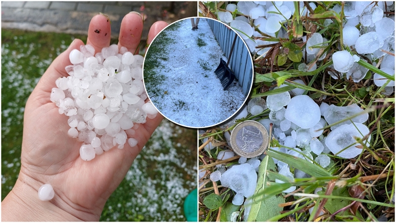 Kai kur Lietuvoje iškrito kruša: skelbia, kada vėl kartosis