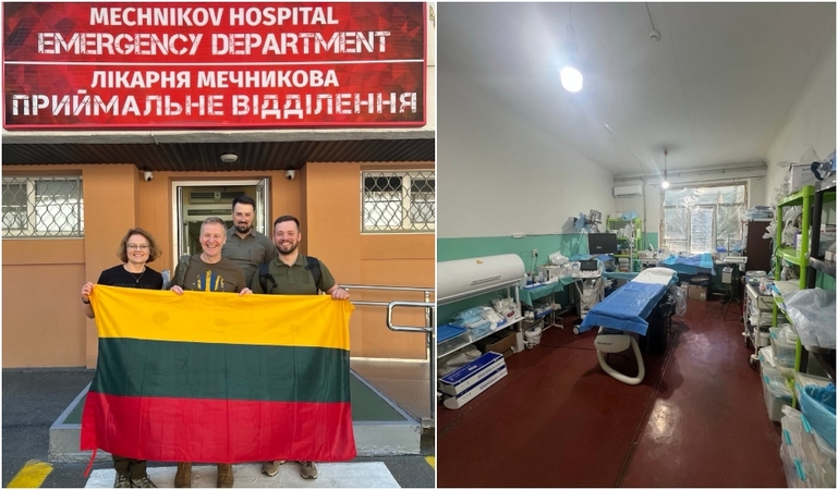 Iš stažuotės Ukrainoje grįžo ketvirtoji Lietuvos medikų grupė