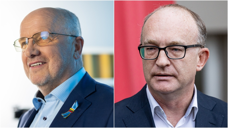 Juozas Olekas (kairėje) ir Frederikas Jansonas