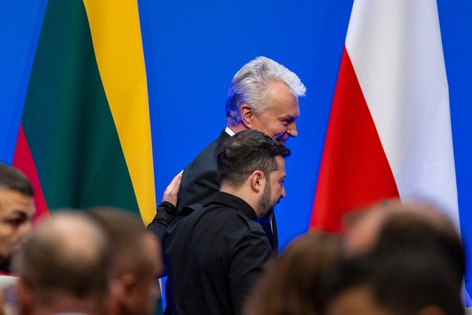 Volodymyras Zelenskis ir Gitanas Nausėda