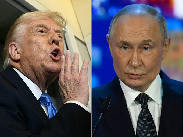 Donaldas Trumpas ir Vladimiras Putinas 
