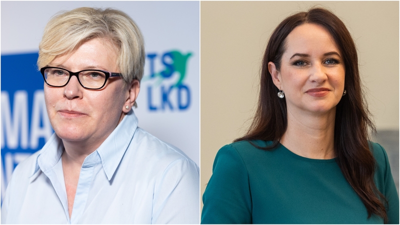 Ingrida Šimonytė (kairėje) ir Inga Ruginienė