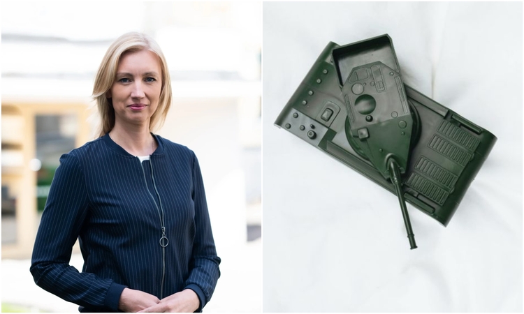 Situacija: prof. dr. R. Kasperė pastebi, kad karinės tematikos žaislai su integruotu DI keičia visuomenę, formuodami naują supratimą apie žmonių ir robotų vaidmenį kare.