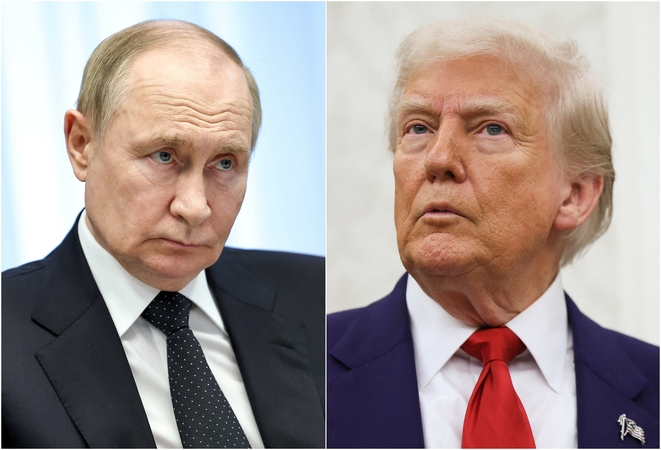 Vladimiras Putinas ir Donaldas Trumpas