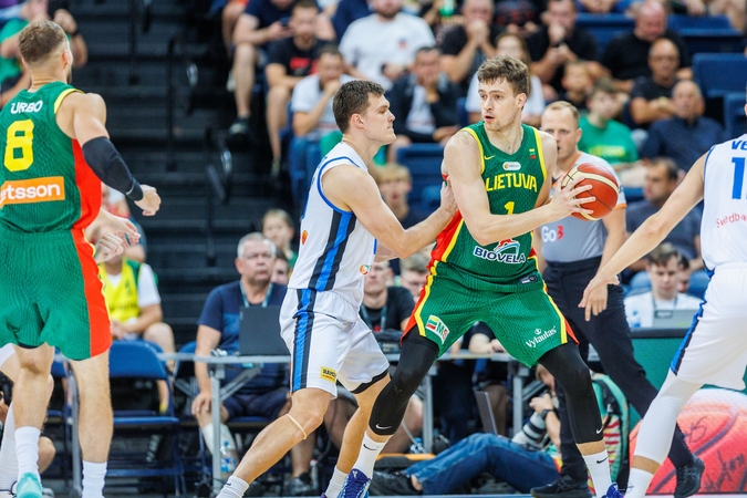 Kontrolinės krepšinio rungtynės: Lietuva – Estija 89:68