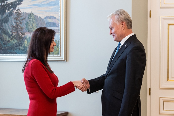 Inga Ruginienė ir Gitanas Nausėda