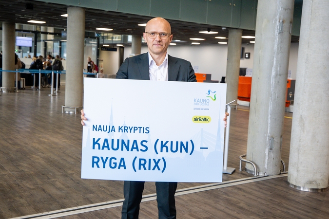 Kauno oro uoste pristatyta plėtros eiga ir nauja skrydžių kryptis
