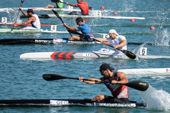 Pasaulio čempionato finaluose – dvi Lietuvos baidarininkų penktos vietos