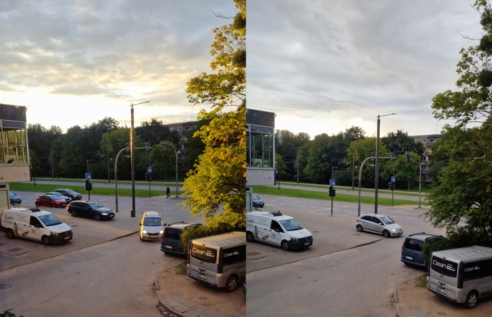 Nesaugu: Taikos prospekte automobiliai važiuoja pėsčiųjų taku, o vairuotojai dar ir įsitikinę, kad čia – jų pirmumas. 