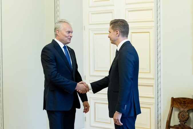 Gitanas Nausėda susitiko su Mindaugu Sinkevičiumi