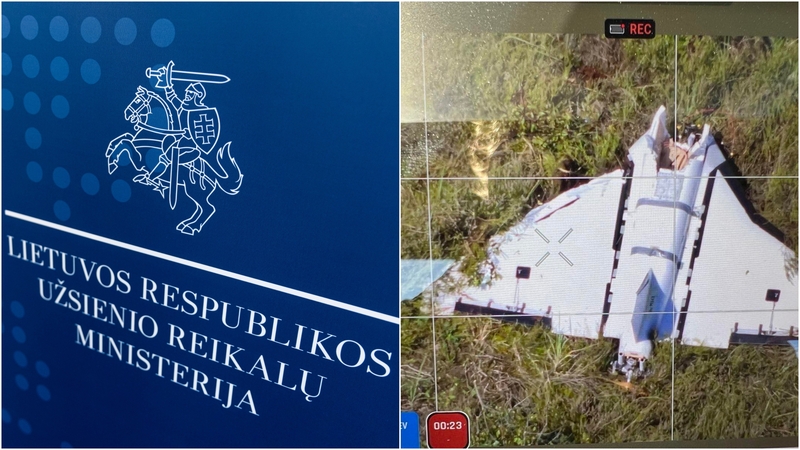 URM: Baltarusijai pareikšta protesto nota dėl į Lietuvą įskridusio drono