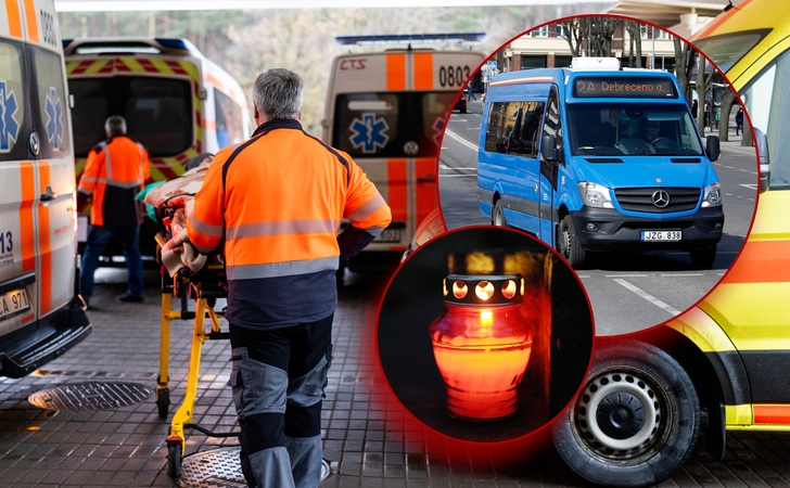 Tragedija viešajame transporte: po griuvimo maršrutiniame taksi mirė keleivė