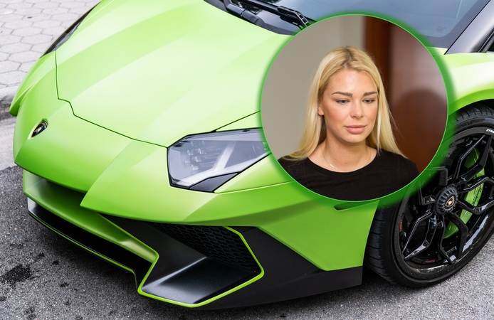 Paaiškėjo, kad girta „Lamborghini“ vairavo „Olialia“ eksnarė