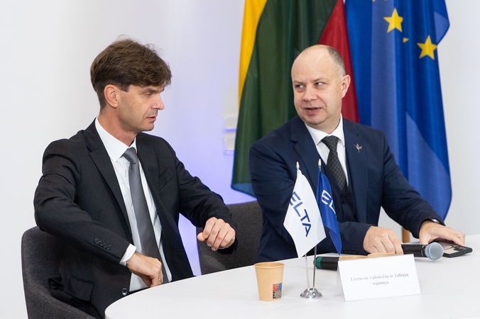 Iš kairės: Ignas Vėgėlė, Aurelijus Veryga