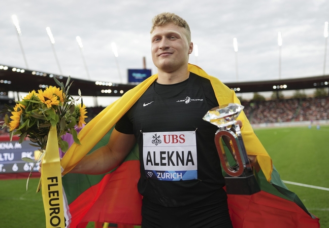 Karjera: M. Alekna pirmą kartą tapo „Deimantinės lygos“ čempionu.