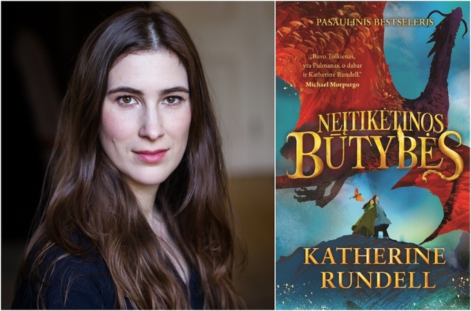 Bestselerio „Neįtikėtinos būtybės“ autorė Katherine Rundell