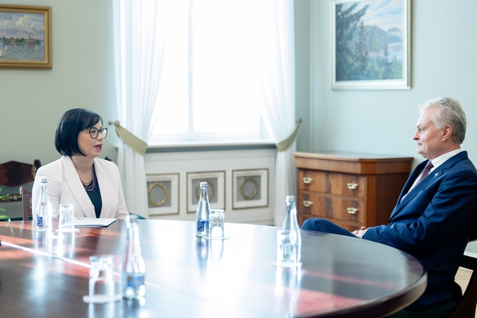 Raminta Popovienė ir Gitanas Nausėda