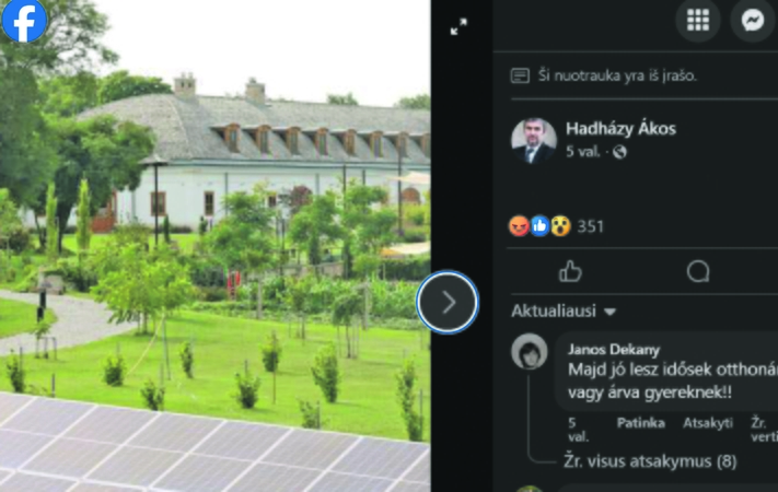 Detalės: A. Hadházy feisbuke paviešino naujų kadrų, kuriuose užfiksuota tebestatomų rūmų prabanga.