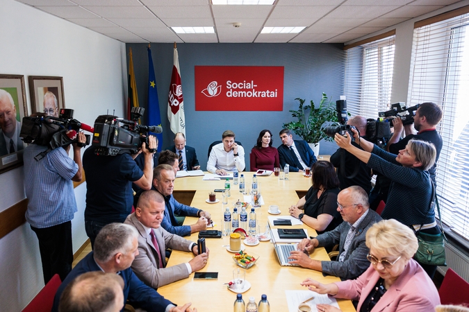 LSDP, „Nemuno aušros“ ir LVŽS atstovų susitikimas. 