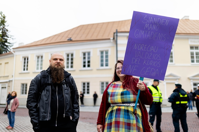Sostinėje – protestas „Gėdos diena“
