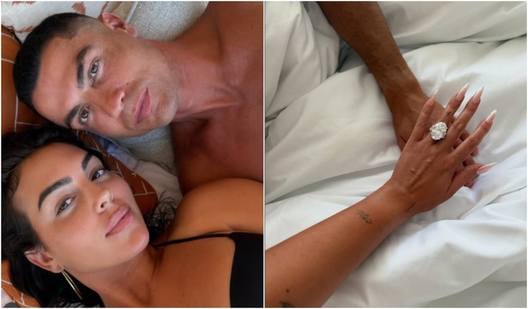 „Šiame ir visuose gyvenimuose“: po aštuonių metų susižadėjo Cristiano Ronaldo ir Georgina Rodriguez
