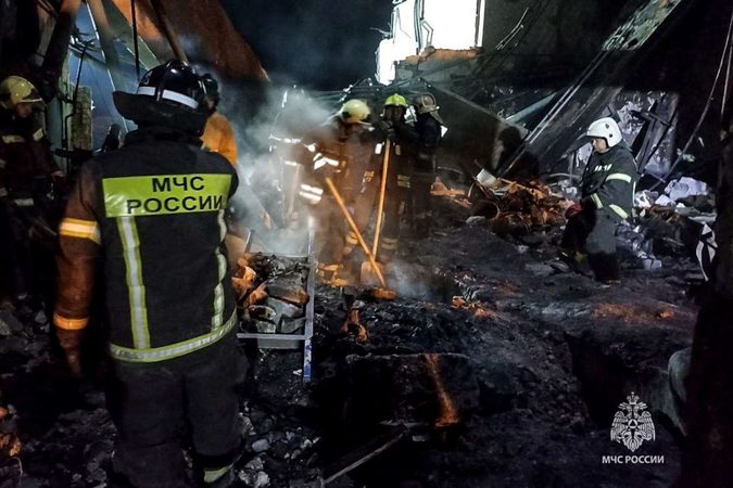 Per sprogimą parako gamykloje Rusijoje žuvo 11 žmonių