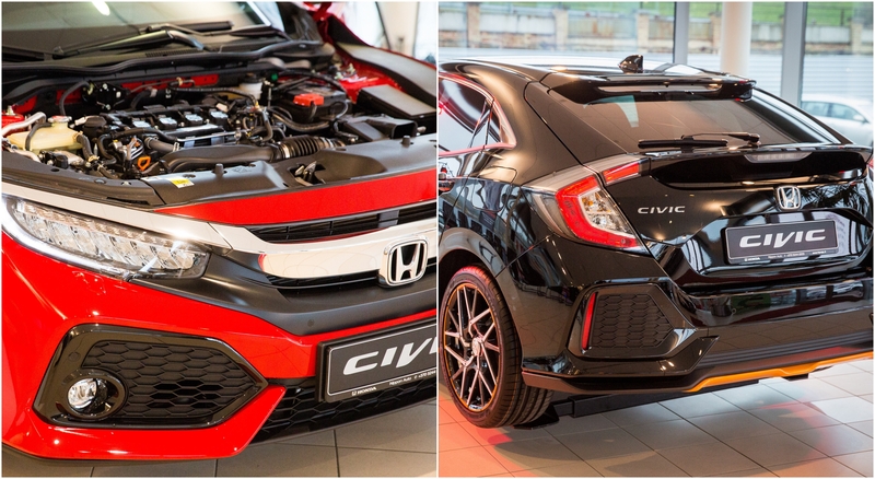 Dizainas: „Honda Civic“ paperka agresyviomis kėbulo linijomis.