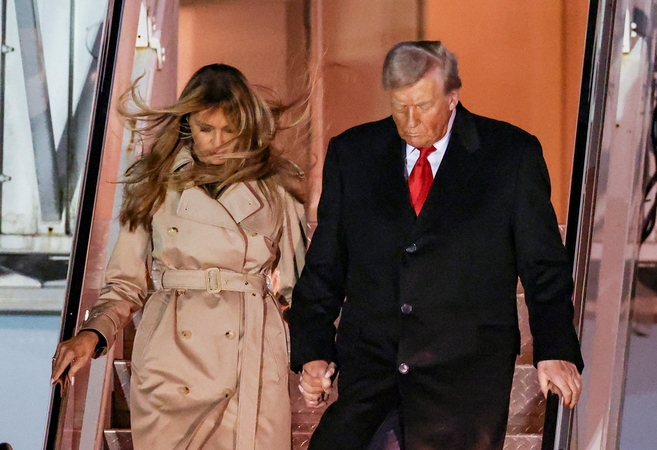 Melania Trump ir Donaldas Trumpas