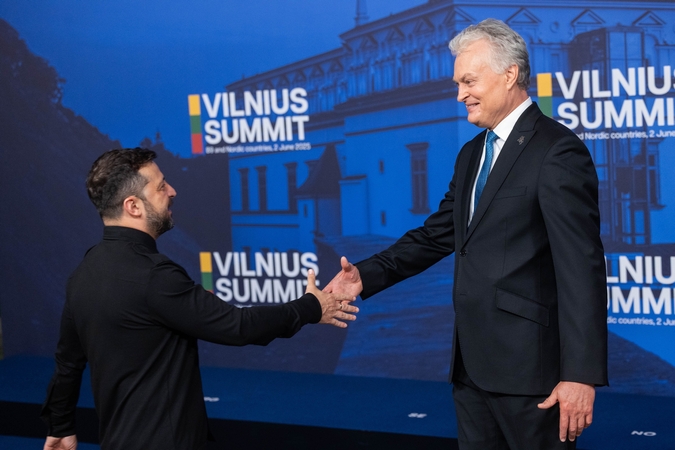 Volodymyras Zelenskis ir Gitanas Nausėda