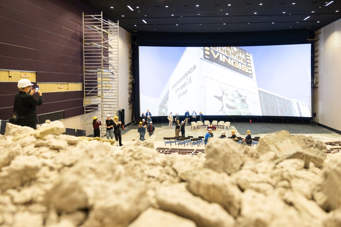 Spaudos konferencija kino teatre „Forum Cinemas Vingis“