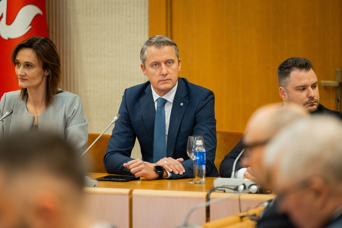  Seimo opozicijos frakcijos posėdis su kandidatais į ministrus